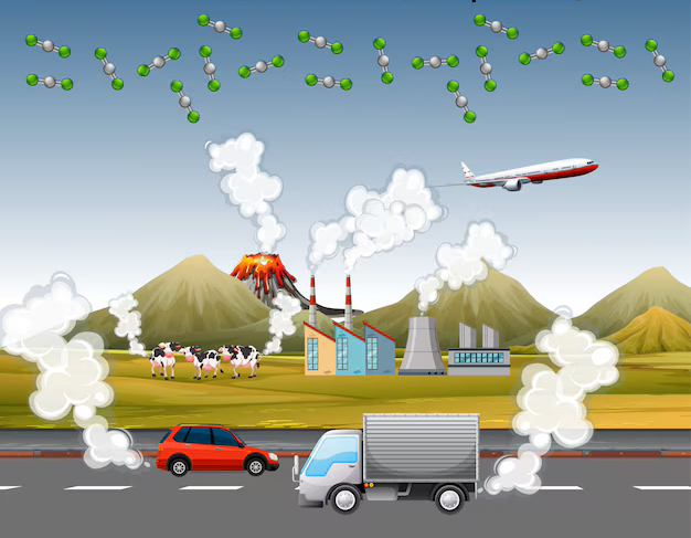 Which is Most Likely a Source of Air Pollution?